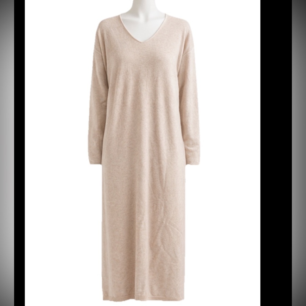 ERDOS | 100% Cashmere Dress Long Sleeve Medium